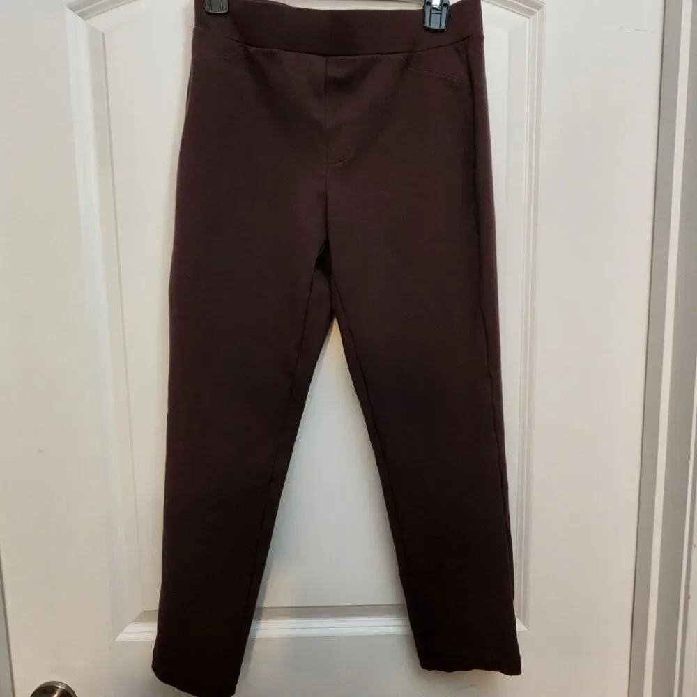 Michael Kors Brown Dress Pants skinny ankle mid rise size medium